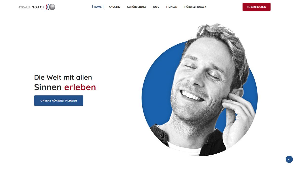 Webseiten-Redesign für Hörwelt Noack, von unserer Marketingagentur neu gestaltet